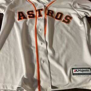 L Astros women’s jersey 100% polyester